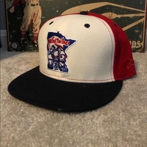Vintage Minnesota Twins Hat Club exclusive fitted 7 1/2 new era 5950 fifty-nine